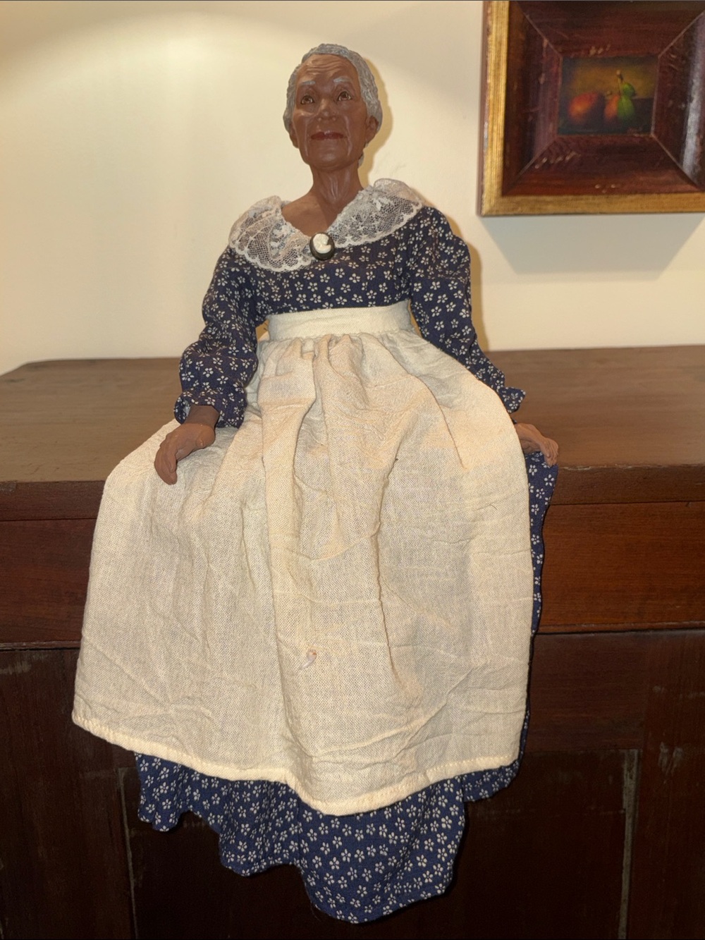 “Lovie” doll created by Karen Germany for the daddy long legs folk art company